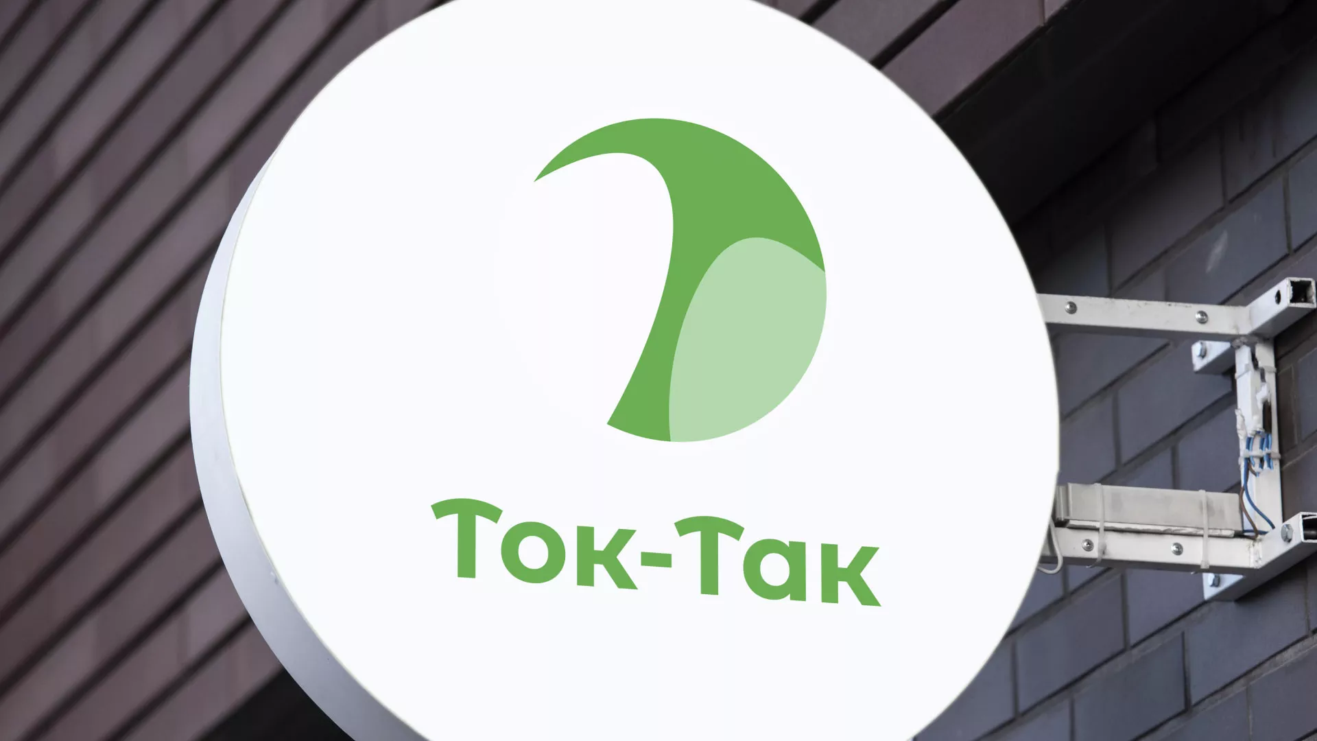Разработка логотипа аутсорсинговой компании «Ток-Так» в Домодедово