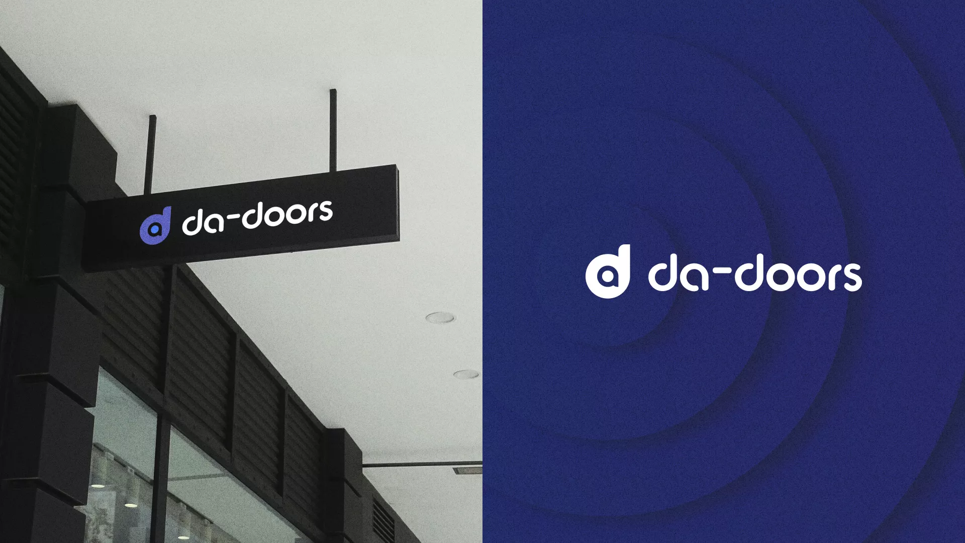 Разработка логотипа компании по продаже дверей в Домодедово